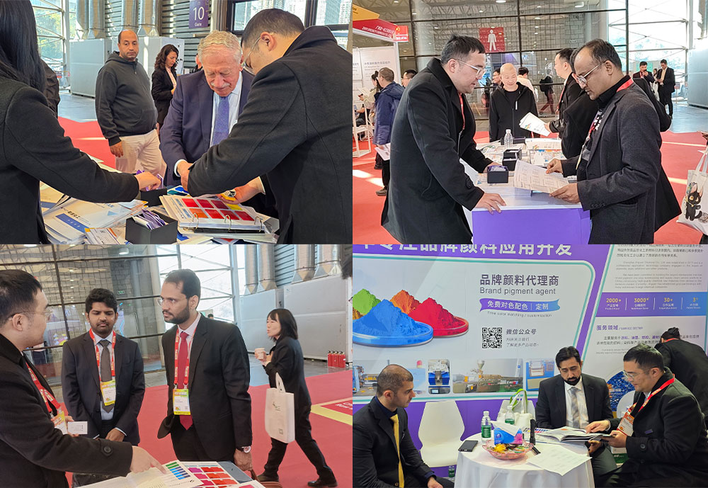 眾多國際觀眾參觀我司展位