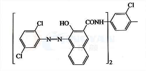 顏料紅144分子結構圖