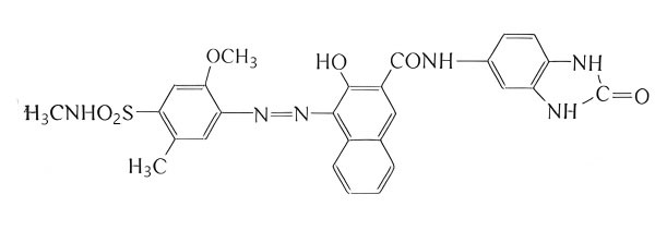 顏料紅185分子結構圖