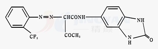 顏料黃154化學分子結構圖