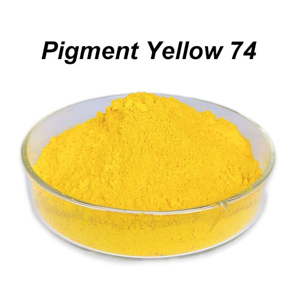 顏料黃74（PY74，74號(hào)黃）：高著色力亮黃色單偶氮有機(jī)顏料