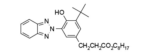 巴斯夫Tinuvin 384-2紫外線吸收劑分子結(jié)構(gòu)式