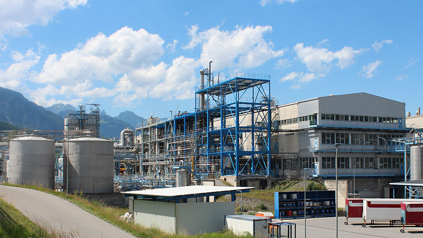 巴斯夫蒙泰工廠光學增白劑生產樓