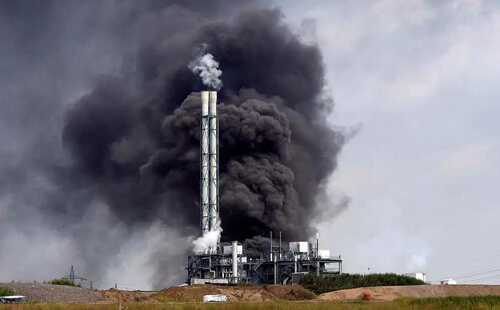 德國化工廠爆炸現場圖