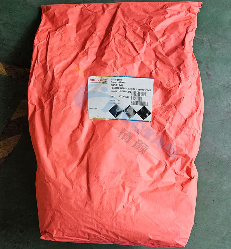 巴斯夫L6600F高性能酞菁藍顏料包裝實拍圖
