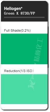 巴斯夫顏料綠K8730酞菁綠顏料色卡